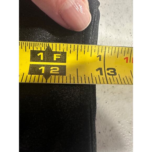 Spanx Faux Leather Leggings Black Shapewear Womens M Fitted Classic A45 - Picture 5 of 6